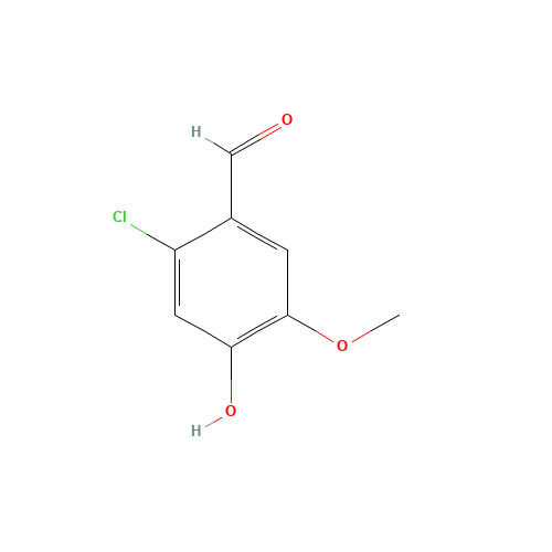 2-chloro-4-hydroxy-5-methoxybenzaldehyde (CAS: 18268-76-3) - Related Chemical Product