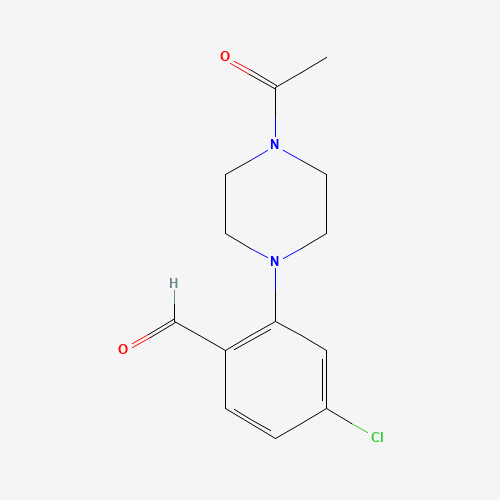 2-(4-acetylpiperazin-1-yl)-4-chlorobenzaldehyde (CAS: 1460032-36-3) - Related Chemical Product