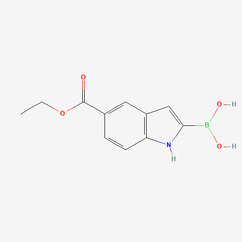 (5-ethoxycarbonyl-1H-indol-2-yl)boronic acid (CAS: 916486-11-8) - Related Chemical Product