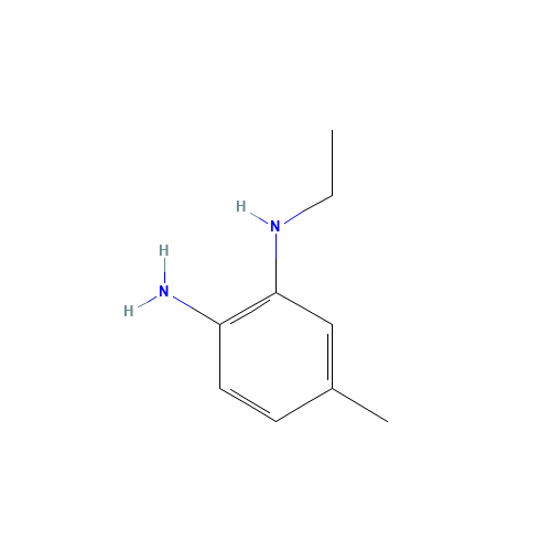 2-N-ethyl-4-methylbenzene-1,2-diamine (CAS: 742054-04-2) - Chemical Structure and Molecular Formula 
