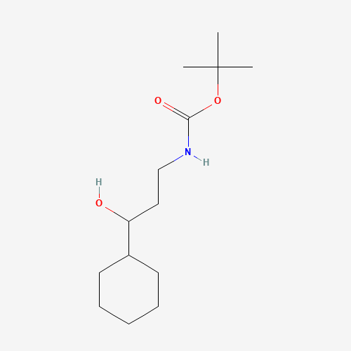 tert-butyl N-(3-cyclohexyl-3-hydroxypropyl)carbamate (CAS: 913642-42-9) - Related Chemical Product