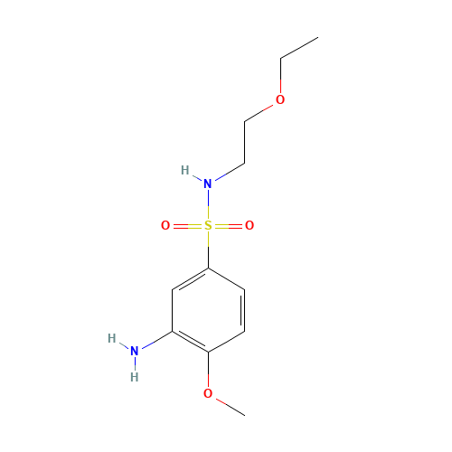 3-amino-N-(2-ethoxyethyl)-4-methoxybenzenesulfonamide (CAS: 1154558-36-7) - Related Chemical Product