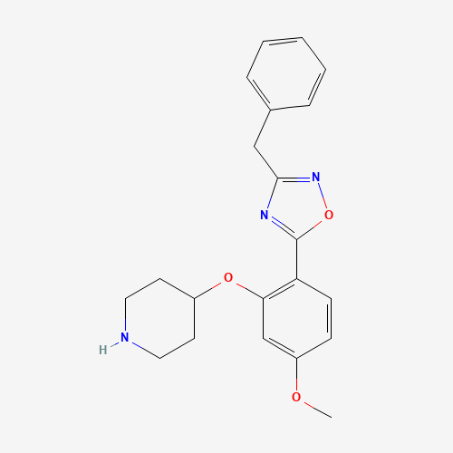 3-benzyl-5-(4-methoxy-2-piperidin-4-yloxyphenyl)-1,2,4-oxadiazole (CAS: 1443209-50-4) - Related Chemical Product