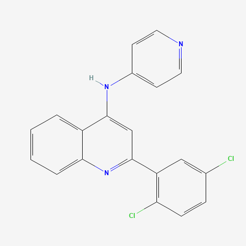 2-(2,5-dichlorophenyl)-N-pyridin-4-ylquinolin-4-amine (CAS: 1303557-08-5) - Related Chemical Product