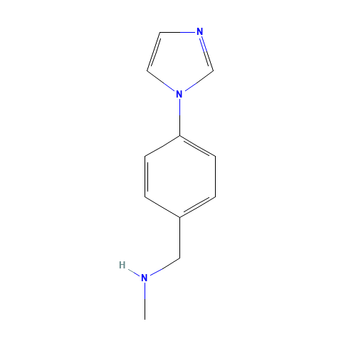 1-(4-imidazol-1-ylphenyl)-N-methylmethanamine (CAS: 179873-45-1) - Related Chemical Product
