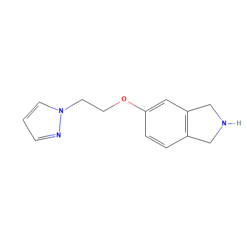 5-(2-pyrazol-1-ylethoxy)-2,3-dihydro-1H-isoindole (CAS: 850877-56-4) - Related Chemical Product