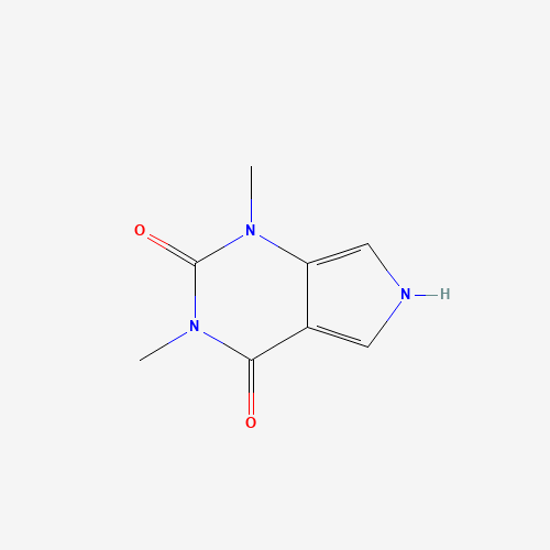 1,3-dimethyl-6H-pyrrolo[3,4-d]pyrimidine-2,4-dione (CAS: 1396807-57-0) - Chemical Structure and Molecular Formula 