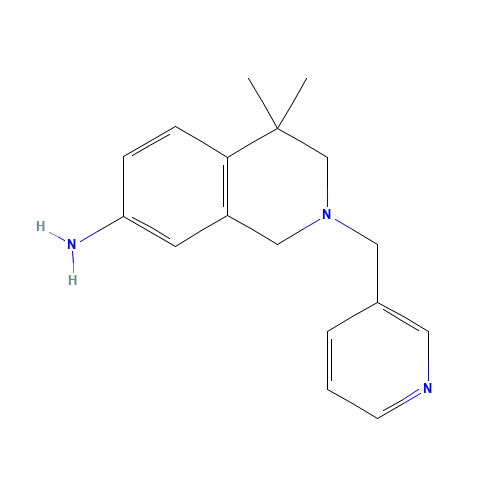 4,4-dimethyl-2-(pyridin-3-ylmethyl)-1,3-dihydroisoquinolin-7-amine (CAS: 1395028-81-5) - Related Chemical Product