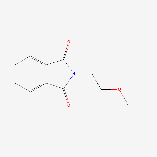 2-(2-ethenoxyethyl)isoindole-1,3-dione (CAS: 67643-67-8) - Chemical Structure and Molecular Formula 