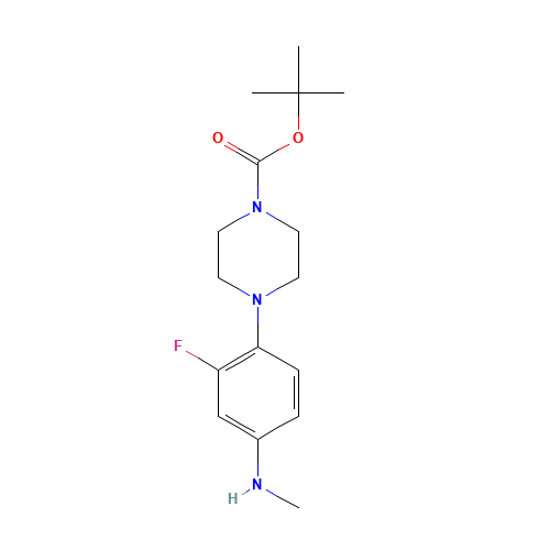 tert-butyl 4-[2-fluoro-4-(methylamino)phenyl]piperazine-1-carboxylate (CAS: 1211581-67-7) - Related Chemical Product