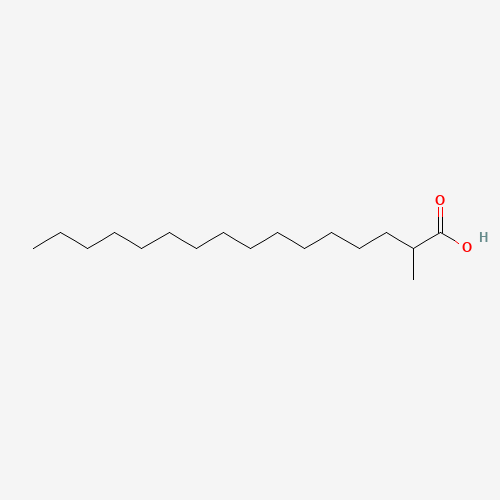 2-methylhexadecanoic acid (CAS: 27147-71-3) - Chemical Structure and Molecular Formula 