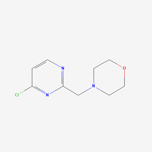 4-[(4-chloropyrimidin-2-yl)methyl]morpholine (CAS: 1093880-86-4) - Chemical Structure and Molecular Formula 