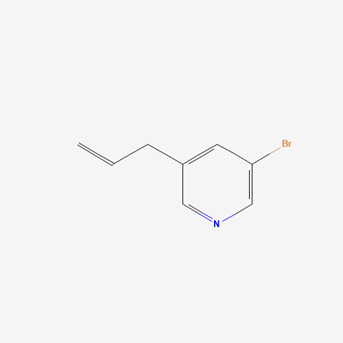 3-bromo-5-prop-2-enylpyridine (CAS: 342602-69-1) - Chemical Structure and Molecular Formula 