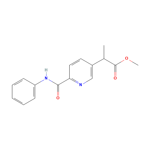 methyl 2-[6-(phenylcarbamoyl)pyridin-3-yl]propanoate (CAS: 1419603-10-3) - Related Chemical Product