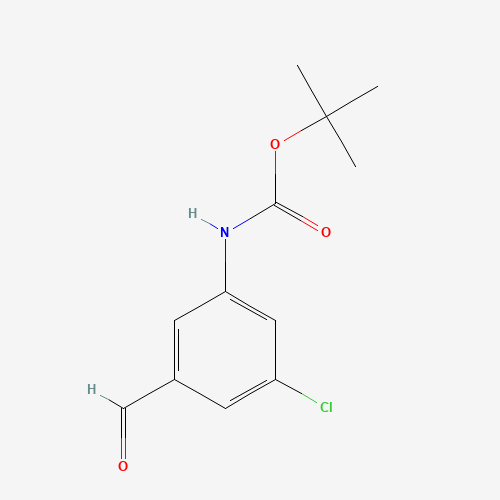 tert-butyl N-(3-chloro-5-formylphenyl)carbamate (CAS: 1398570-13-2) - Related Chemical Product