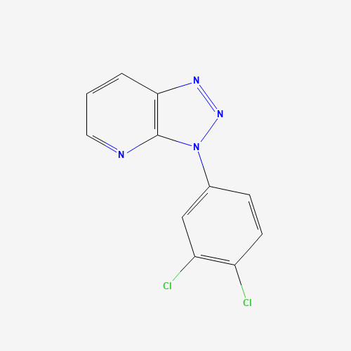 3-(3,4-dichlorophenyl)triazolo[4,5-b]pyridine (CAS: 62052-14-6) - Chemical Structure and Molecular Formula 