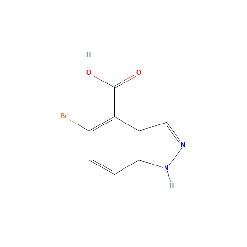 5-bromo-1H-indazole-4-carboxylic acid (CAS: 750586-03-9) - Related Chemical Product