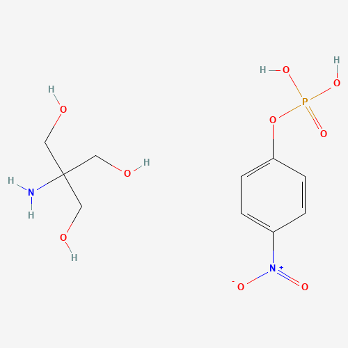2-amino-2-(hydroxymethyl)propane-1,3-diol;(4-nitrophenyl) dihydrogen phosphate (CAS: 52435-04-8) - Chemical Structure and Molecular Formula 