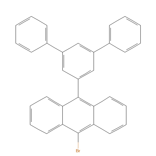 9-bromo-10-(3,5-diphenylphenyl)anthracene (CAS: 474688-74-9) - Related Chemical Product