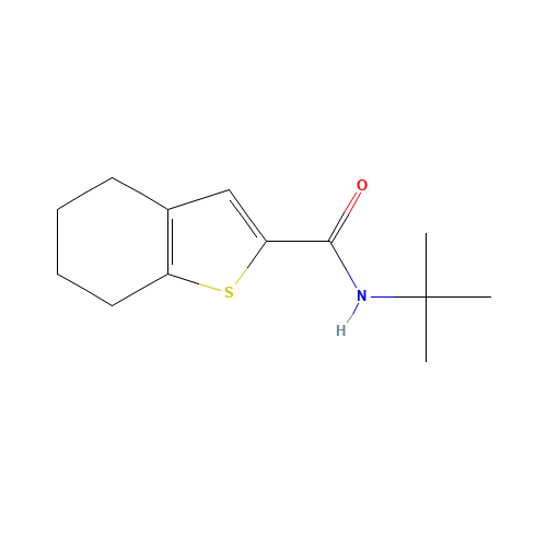 N-tert-butyl-4,5,6,7-tetrahydro-1-benzothiophene-2-carboxamide (CAS: 849054-12-2) - Related Chemical Product