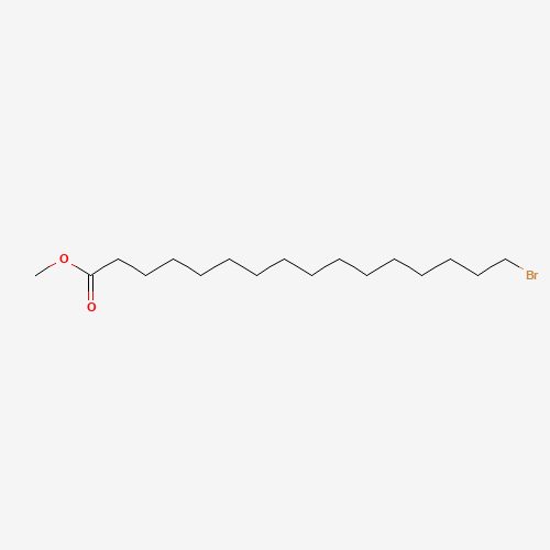 methyl 16-bromohexadecanoate (CAS: 26825-89-8) - Chemical Structure and Molecular Formula 
