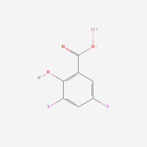 lithium;2-hydroxy-3,5-diiodobenzoate (CAS: 42935-32-0) - Related Chemical Product