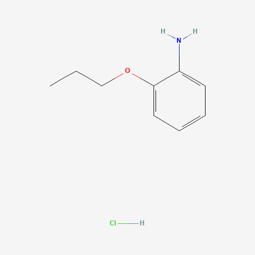 2-propoxyaniline;hydrochloride (CAS: 220594-10-5) - Chemical Structure and Molecular Formula 