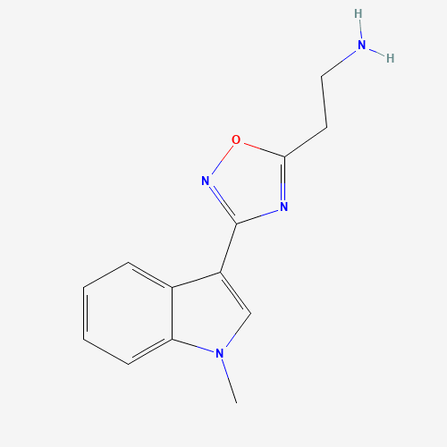 2-[3-(1-methylindol-3-yl)-1,2,4-oxadiazol-5-yl]ethanamine (CAS: 125817-48-3) - Related Chemical Product