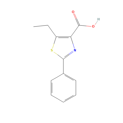 5-ethyl-2-phenyl-1,3-thiazole-4-carboxylic acid (CAS: 113366-61-3) - Related Chemical Product