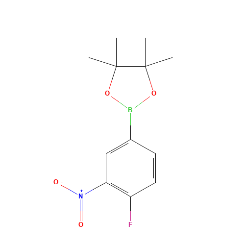 2-(4-fluoro-3-nitrophenyl)-4,4,5,5-tetramethyl-1,3,2-dioxaborolane (CAS: 1218791-09-3) - Related Chemical Product