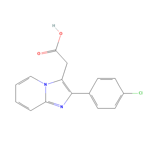 2-[2-(4-chlorophenyl)imidazo[1,2-a]pyridin-3-yl]acetic acid (CAS: 17745-06-1) - Related Chemical Product