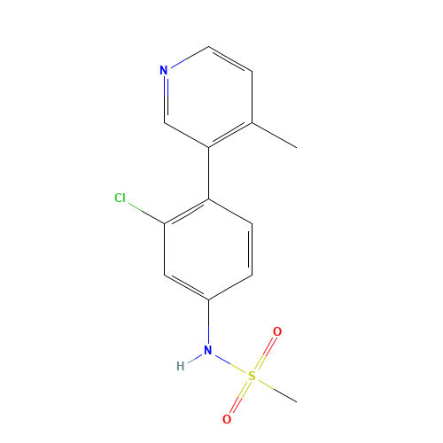 N-[3-chloro-4-(4-methylpyridin-3-yl)phenyl]methanesulfonamide (CAS: 1357093-70-9) - Related Chemical Product