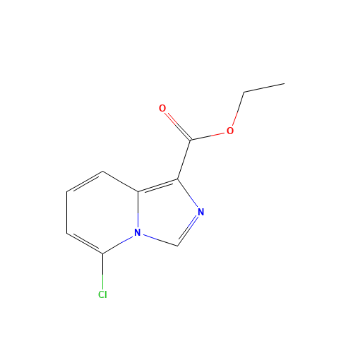 ethyl 5-chloroimidazo[1,5-a]pyridine-1-carboxylate (CAS: 885271-54-5) - Chemical Structure and Molecular Formula 
