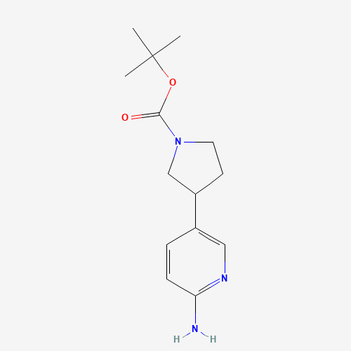 tert-butyl 3-(6-aminopyridin-3-yl)pyrrolidine-1-carboxylate (CAS: 1312565-90-4) - Related Chemical Product