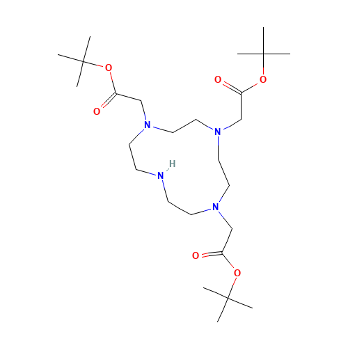 tert-butyl 2-[4,7-bis[2-[(2-methylpropan-2-yl)oxy]-2-oxoethyl]-1,4,7,10-tetrazacyclododec-1-yl]acetate (CAS: 122555-91-3) - Related Chemical Product