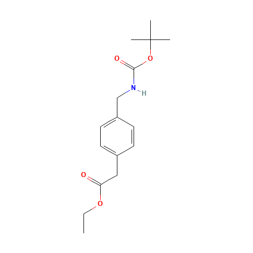 ethyl 2-[4-[[(2-methylpropan-2-yl)oxycarbonylamino]methyl]phenyl]acetate (CAS: 113520-37-9) - Related Chemical Product