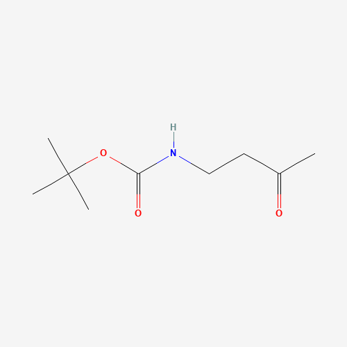 tert-butyl N-(3-oxobutyl)carbamate (CAS: 54614-95-8) - Chemical Structure and Molecular Formula 