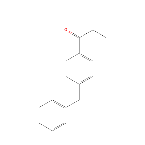 1-(4-benzylphenyl)-2-methylpropan-1-one (CAS: 80067-81-8) - Related Chemical Product