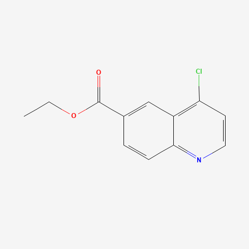 ethyl 4-chloroquinoline-6-carboxylate (CAS: 148018-34-2) - Chemical Structure and Molecular Formula 
