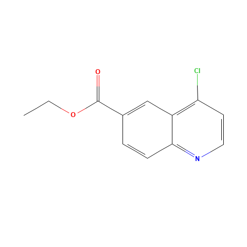 ethyl 4-chloroquinoline-6-carboxylate (CAS: 148018-34-2) - Chemical Structure and Molecular Formula 