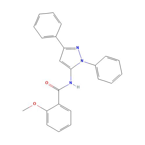 N-(2,5-diphenylpyrazol-3-yl)-2-methoxybenzamide (CAS: 79442-81-2) - Related Chemical Product
