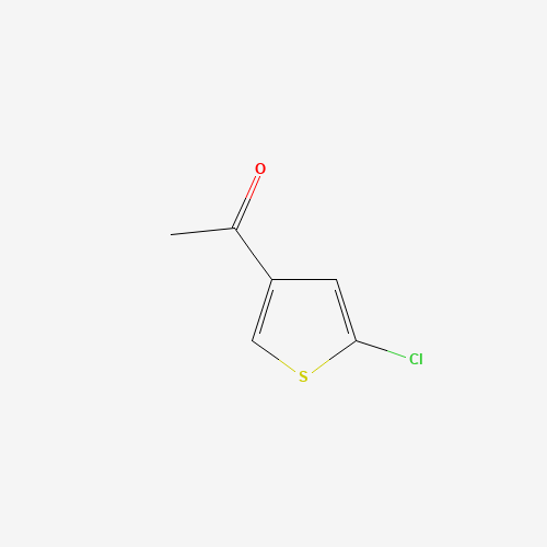 1-(5-chlorothiophen-3-yl)ethanone (CAS: 58119-67-8) - Chemical Structure and Molecular Formula 