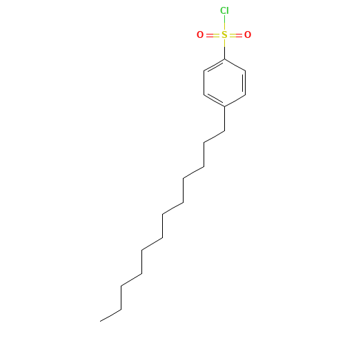 4-dodecylbenzenesulfonyl chloride (CAS: 52499-14-6) - Chemical Structure and Molecular Formula 
