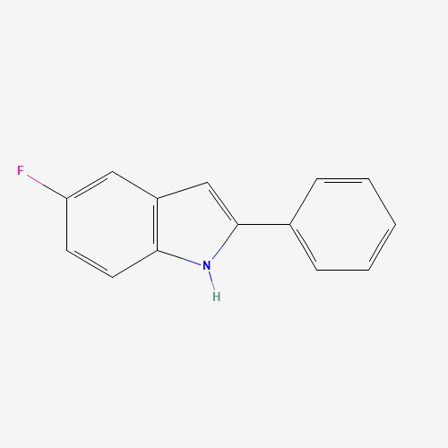 5-fluoro-2-phenyl-1H-indole (CAS: 59541-83-2) - Chemical Structure and Molecular Formula 