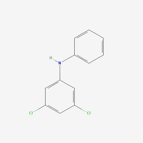 3,5-dichloro-N-phenylaniline (CAS: 105836-68-8) - Chemical Structure and Molecular Formula 