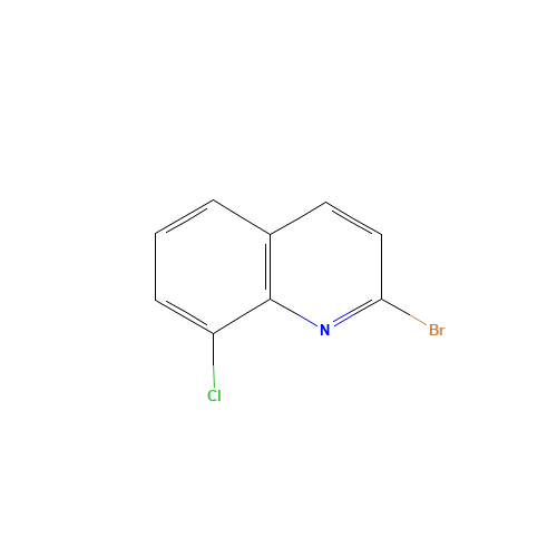 2-bromo-8-chloroquinoline (CAS: 891842-52-7) - Chemical Structure and Molecular Formula 
