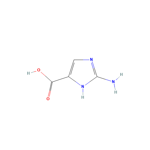 2-amino-1H-imidazole-5-carboxylic acid (CAS: 860011-60-5) - Chemical Structure and Molecular Formula 