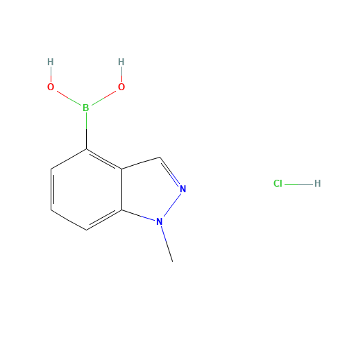 (1-methylindazol-4-yl)boronic acid;hydrochloride (CAS: 1257527-53-9) - Related Chemical Product