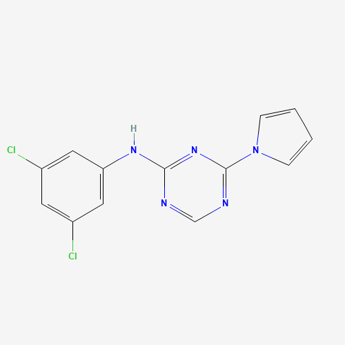 N-(3,5-dichlorophenyl)-4-pyrrol-1-yl-1,3,5-triazin-2-amine (CAS: 333727-97-2) - Related Chemical Product