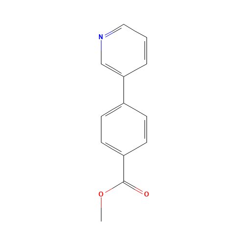 methyl 4-pyridin-3-ylbenzoate (CAS: 90395-47-4) - Chemical Structure and Molecular Formula 